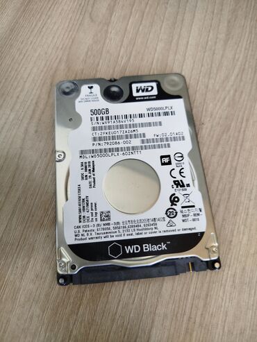 жёсткий диск 2: Накопитель, Б/у, Western Digital (WD), HDD, 512 ГБ, 2.5", Для ноутбука