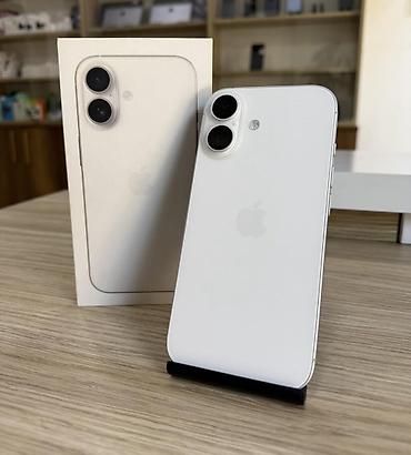 iphone 12 gence: IPhone 16, 128 GB, Ağ, Zəmanət, Simsiz şarj, Face ID — 1