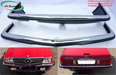 Mercedes Benz EU SL107 SLC year (9) full set chrome new bumper. One