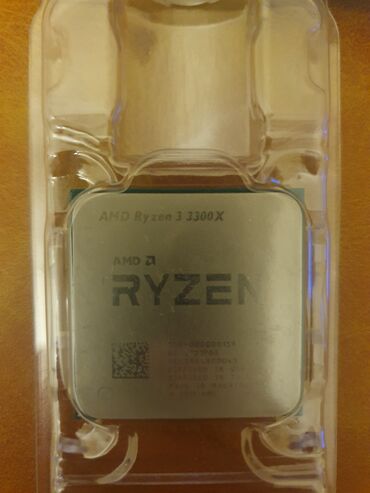 Prosessorlar: Prosessor AMD Ryzen 3 3300X, 3-4 GHz, 4 nüvə, İşlənmiş