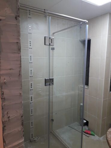 Duş kabinaları, arakəsmələr: Yeni Arakəsmə, Künc üçün, Pulsuz çatdırılma — 2