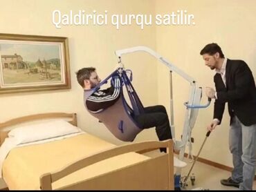 Digər salon, tibbi mebel: Elektrikli xəstə qaldırma aparatı (patient lift) teze karobkada bir — 3