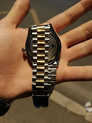 rolex orginal: İki rəngli metal qol saatı – mavi siferblatlı - Model üslubu: klassik — 1