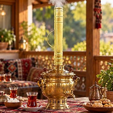 Somavar turbası Yüksək keyfiyyətli paslanmaz polad somavar turbası