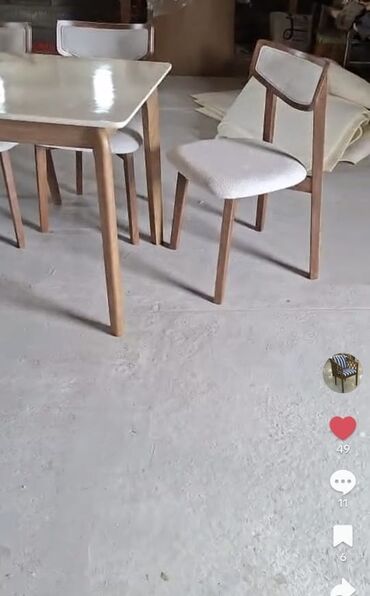 Masa və oturacaq dəstləri: Balkon üçün, Yeni, Açılmayan, Yumru masa, 2 stul — 25