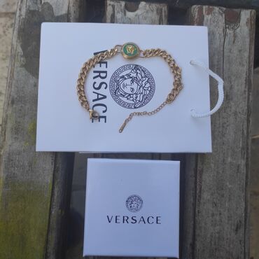 Bijuteriya dəstləri: Versace sırqa qolbaq dəsti orginal qutusu ilə — 7