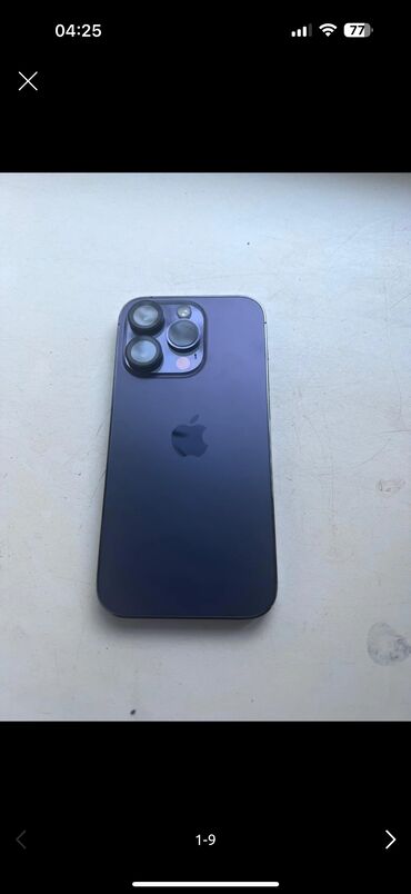 фото апарат сони: IPhone 14 Pro, Колдонулган, 256 ГБ, Desert Titanium, Кулакчындар, Заряддоочу түзүлүш, Коргоочу айнек, Бөлүп төлөө менен, 92 %