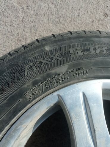 авто с доплатой: Дөңгөлөктөр монтажда 215 / 65 / R 16, Кыш, Жаңы, Камдык, Жеңил унаалар, Куйма, тешиктери - 5