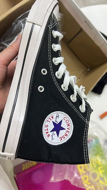 конверсы мужские: Кроссовки, 38, Converse, Новый, цвет - Черный, Платная доставка, Самовывоз — 2