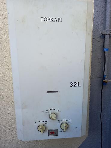 Məişət texnikası: TOPKAPI qazla işləyən su qızdırıcısı – 32l işlek veziyyetinde űnvan — 1