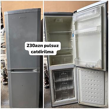 robot satisi: BEKO iki kameralı soyuducu - Rəng: boz/metallik - Üst hissə: soyuducu — 1