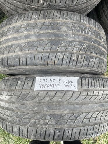 Шины: Шины 235 / 40 / R 18, Лето, Б/у, Пара, Легковые, Япония, Yokohama
