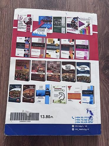 Книги и журналы: Məhsul: Dərs kitabları dəsti 1) Azərbaycan tarixi – 6-cı sinif üçün — 10