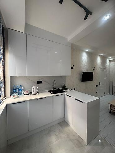 kreditle evler sumqayit: 2otaqlı studio tipli mənzil – zövqlü interyer və tam mebel/texnika ilə — 6