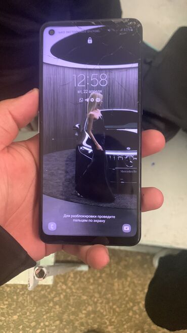 Samsung: Samsung Galaxy A10, Б/у, 32 ГБ, цвет - Черный, 1 SIM