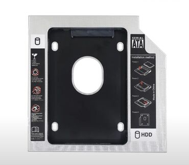 Процессоры: Оптибей адаптер для ноутбука Optibay DVD to HDD/SSD (Optibay 9,5mm