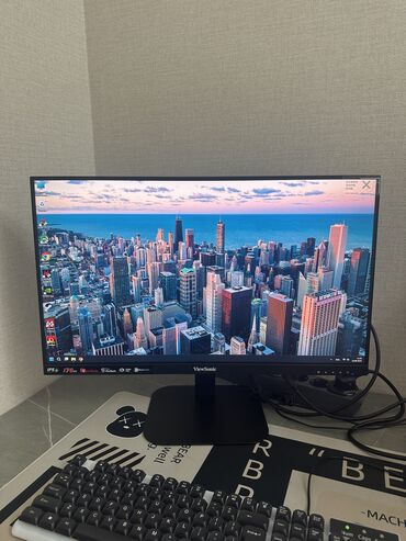 материнская плата lga775 ddr3: Монитор, ViewSonic, Жаңы, LED, 23" - 24"