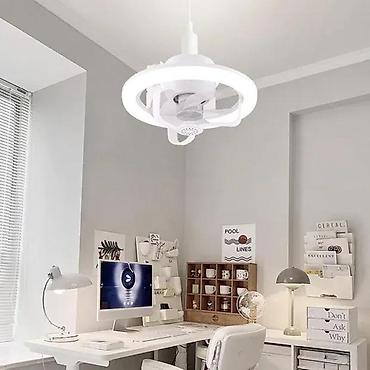 Rasveta: Led luster sa ventilatorom E27 NOVO. OPIS PROIZVODA: LED plafonjera sa — 4