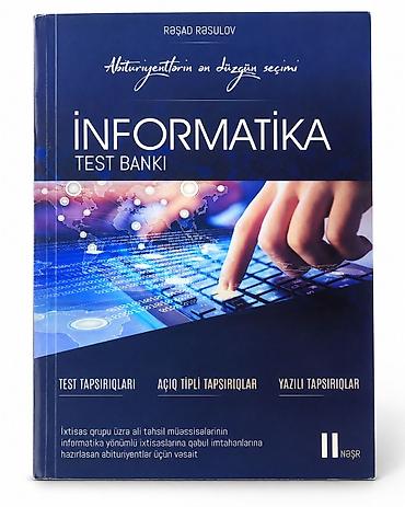 Школьные учебники: Məhsul: “İnformatika – Test Bankı” (Müəllif: Rəşad Rəsulov) Təsvir: - — 1