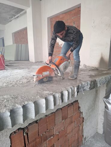 Beton işləri: Beton kesimi beton kesen beton deşen betonlarin kəsilmesi deşilmesi — 10