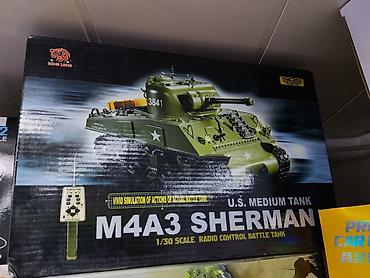 танк: Радиоуправляемый танк M4A3 Sherman (масштаб 1:30) - Модель: U.S — 1