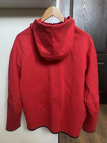 Толстовки: Мужская толстовка, L, XL, Nike, Б/у, цвет - Красный, Самовывоз — 2