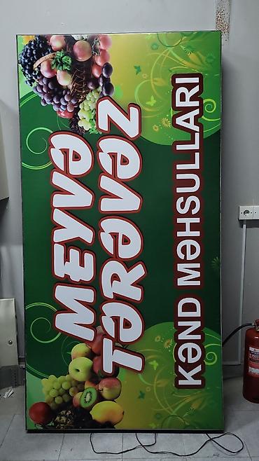 led reklam: Salam.Meyvə tərəvəz elanıdı.Gür işiğı var.kompleksin həyətində yeni — 2
