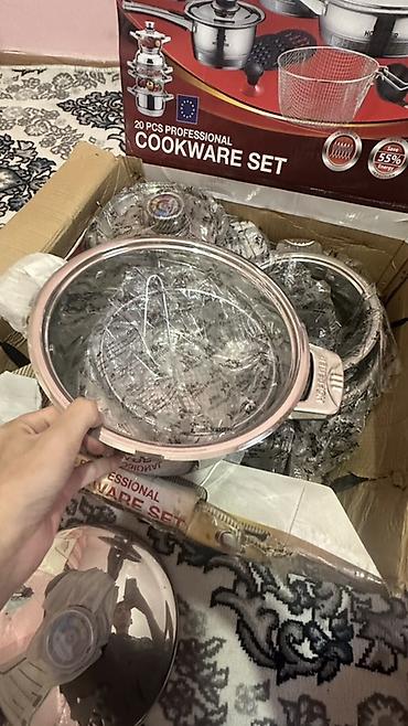 Наборы посуды: Набор посуды 20 предметов HOFFNER (Professional Cookware Set) - — 6