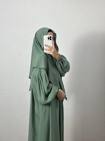 Повседневные платья: Абая «Уголок» + косынка •Ткань штапель •Размер стандарт 42-54 •Цена — 12