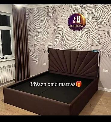 matras sifarisi: Yataq dəsti – “İlksimay Mebel” - Ölçü: 200x160 sm - Yumşaq başlıq və — 2