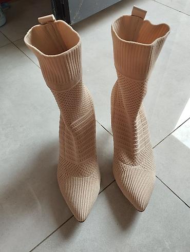 Çəkmə, Ölçü: 39, rəng - Bej, Yeni