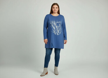 ubrania oversize: Tunika damska, rozmiar 3XL