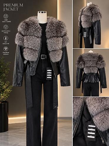 PREMIUM KÜRK – qadınlar üçün dəbli üst geyim - Material: təbii xəz