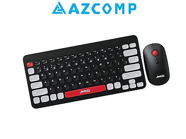 kampyuter: Salam💰 Qiymət: 28₼ ⌨️ Jedel WS681B Simsiz Klaviatura və Mouse Dəsti — 1