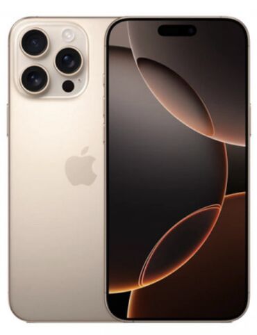 Apple iPhone: IPhone 16 Pro Max, Новый, 256 ГБ, Desert Titanium