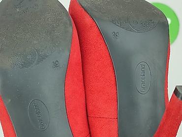 polbuty czerwone: Półbuty damskie, rozmiar 39 — 7
