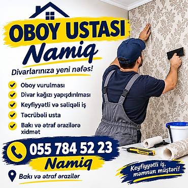 Aboy.emusiya maliyar işi görürüm.evinizi Tamir etdirmak
