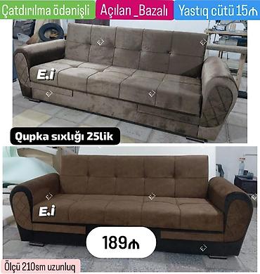 Divanlar: Divan-kravat, Yeni, Açılan, Bazalı, Parça, Ödənişli çatdırılma — 1