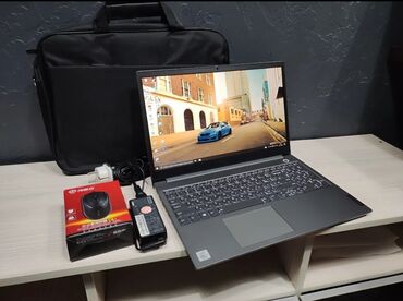 стильный ноутбук: Ноутбук, Lenovo, 16 ГБ ОЗУ, Intel Core i7, 15.6 ", Для работы, учебы, память SSD