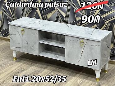dekor reqemler: Yeni, Düz TV altlığı, Polkalı, Laminat — 1