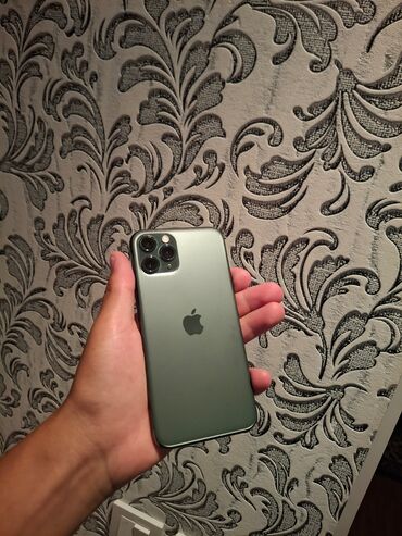 аудио усилитель: IPhone 11 Pro, Колдонулган, 64 ГБ, Alpine Green, 72 %