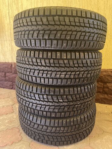 шины а т: Шиналар 235 / 55 / R 18, Winter stud, Жаңы, Комплект, Жапония, Dunlop