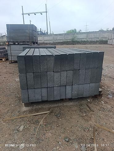 Тротуарные бордюры: Бортовой камень (бордюр) из вибропрессованного бетона — 4