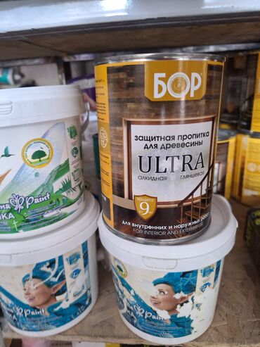 лак для дерево: Защитная пропитка для древесины "БОР ULTRA" предназначена для