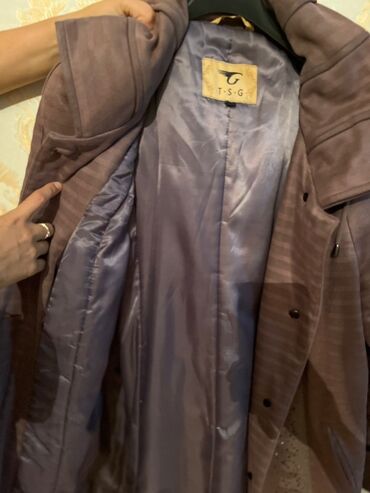 женская шапка и снуд хомут: Palto, XL (EU 42), 4XL (EU 48), rəng - Qəhvəyi