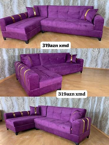 kitab divanlar: Künc divan – modern dizayn, bir neçə rəng seçimi ilə - Model: L — 3