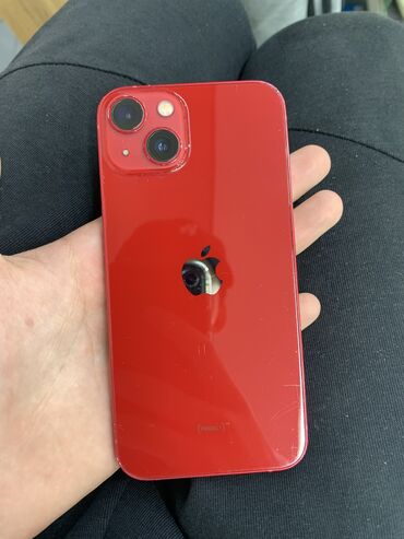 Apple iPhone: IPhone 13, 128 ГБ, Красный, Чехол, 83 %