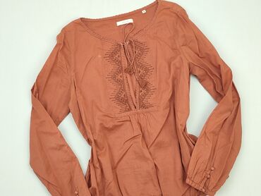 brązowy t shirty damskie: Блуза жіноча, S, стан - Хороший