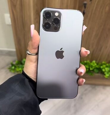 iphone 12 qiymeti irshad telecom: IPhone 12 Pro Max, 128 ГБ, Black Titanium