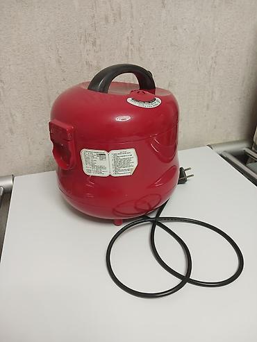 amg qazan: Qırmızı rəngli elektrikli düyübişirən (rice cooker), Linon markalı — 2
